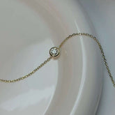 The Solitaire Shine: 0.5ct Bezel Set Lab Grown Diamond Bracelet